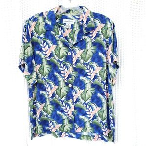 ♡3/$20 Hawaiian blouse XS